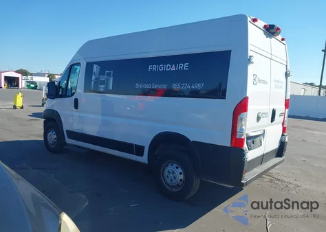 2023 Ram Promaster 2500 High Roof 136 Wb from USA, damaged, VIN 3C6LRVCGXPE518621